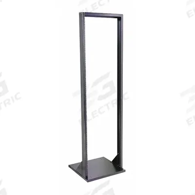 VIDEO MOUNT PRODUCTS Equipment Rack: 45 Rack Units, 85 1/4 in x 20 in x 20 in, Powder Coated - Open-Frame Server Racks