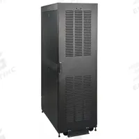 TRIPP LITE Rack Enclosure: 42 Rack Units, 79 3/4 in x 23 5/8 in x 46 1/2 in, Floor Mount, Steel (MPN SR42UBEIS). Key specifications — Brand: TRIPP LITE; Includes: (4) Side Panels; Material: Steel; Features_Broad: Louvered Doors; Sealing Gaskets.