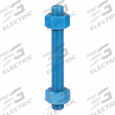 USA FASTENER Fully Threaded Stud: 5/8"-11 Thread Size, Steel, Grade B7, PTFE Coated - PTFE-Coated Fully-Threaded Rods & Studs