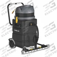 TENNANT Shop Vacuum: 24 gal Tank Size, Plastic, 1 1/4 in Vacuum Hose Dia, 16 ft Hose Lg, Wet/Dry (MPN 2184397). Key specifications — Tank Material: Plastic; Vacuum Pickup Type: Wet/Dry; Brand: TENNANT; Special Features: Squeegee Assembly.