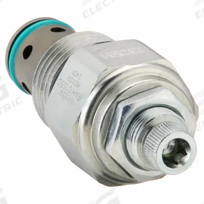 Parker Threaded Cartridge Valve: Steel, Block-Mounted, Two Positions, Normally Closed - Pressure Control Cartridge Valves