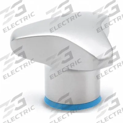 JW WINCO Hand Knob: 3 Point, Stainless Steel, M8x1.25 Thread - Hygienic 3-Arm Knobs with Threaded Hole