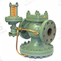 SPENCE Pressure Regulator: 125 Flange x 125 Flange, 2 1/2 in x 2 1/2 in, Cast Iron, 5 psi to 50 psi (MPN E-C1J1A1B1AK1). Key specifications — Brand: SPENCE.