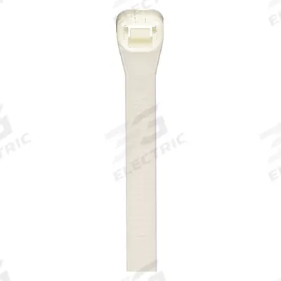 PANDUIT Cable Tie: 8 in Nominal Lg, 2 in Nominal Max. Bundle Dia., 0.14 in Wd, Natural - All Purpose Nylon Cable Ties