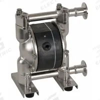 DAYTON Double Diaphragm Pump: 316 Stainless Steel, 1 in, Tri-Clamp, 14 gpm, 231 ft Max. Head (MPN 22A602). Key specifications — Brand: DAYTON; Check Valve Material: PTFE; Seat Material: 316 SS.