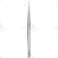 EXCELTA Tweezers: Stainless Steel, Point, Straight Tip, 0.005 in Tip Thick (MPN SS-SA). Key specifications — attr1002355: Stainless Steel; attr1002345: EXCELTA; attr1002348: Stainless Steel; attr1002358: Smooth; attr1002361: SS-SA; attr1024781: Standard.