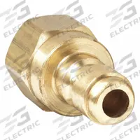 PARKER Hydraulic Quick Connect Hose Coupling: 1/4 in, Brass, 22.71 lpm Max. Flow Rate, Female NPTF (MPN BST-N2). Key specifications — attr297111: Brass; attr297114: 1/4"-18; attr303815: PARKER.