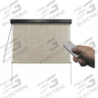 KEYSTONE FABRICS Exterior Sun Shade: Caribbean, 96 in Valence Wd, Motor with Remote Control, Right (MPN E80.88.50). Key specifications — Operation Mechanism: Motor with Remote Control; Tie Down Type: Cable System; Operation Side: Right; Valance Color: Oil Rubbed Bronze; Manufacturer Part Number: E80.88.50; Brand: KEYSTONE FABRICS; Fabric Color: Caribbean.