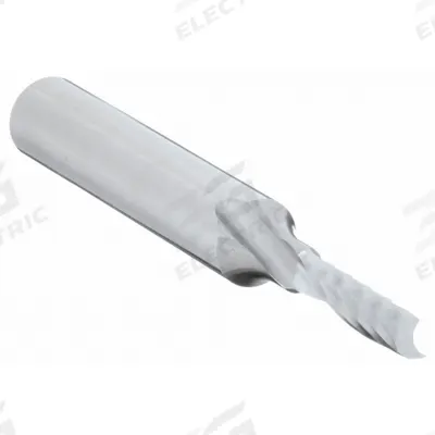 ONSRUD Solid Router Bit: Spiral O-Flute Upcut, 1/8" Cut Dia - Spiral O-Flute Router Bits for Plastics