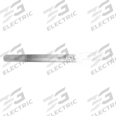 MERCER CUTLERY Slicer: Sharp Edge/Wavy Edge, 11 in Overall Lg, Steel Blade - Slicing Knives
