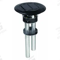 HUBBELL WIRING DEVICE-KELLEMS Fire Rated Poke Through: Round, (2) 1 in For Conduit Sizes, Black (MPN S1PTBL). Key specifications — Cover Color: Black; For Conduit Sizes: (2) 1 in; Brand: HUBBELL WIRING DEVICE-KELLEMS; Includes Cover: Cover Included.