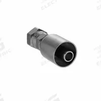PARKER Hydraulic Crimp Fitting: Steel x Steel, Straight, -10 For Hose Dash Size, Female x Genderless (MPN 10677-10-10). Key specifications — Fitting Gender: Female x Genderless; Fitting Connection Type: JIC x Crimp; Thread Size: 7/8"-14; For Hose Dash Size: -10; Brand: PARKER.