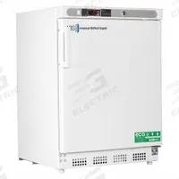AMERICAN BIOTECH SUPPLY Freezer: Undercounter, 4.2 cu ft, -25°C to -15°C, Auto Defrost Method, Right (MPN ABT-HC-UCBI-0420A). Key specifications — Brand: AMERICAN BIOTECH SUPPLY; Door Hinge: Right.