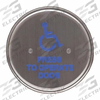 MS SEDCO Press to Operate Wall Plate: Switch (MPN 59R4-HSS) - Accessories for Power Supplies