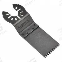 DEWALT Oscillating Tool Blade: 1 1/4 in Blade Wd, 1 1/4 in Overall Lg, Plunge Cutting, Steel, 10 PK (MPN DWA4270B). Key specifications — attr1097473: Clean Wood; attr1097476: DEWALT; attr1097456: Plunge Cutting.
