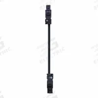 HOFFMAN Connection Cable: Through Wiring Kit, Ready-to-use Cables for Infeed Power, Plastic (MPN CELC1001TBUL). Key specifications — Finish: Matte; Brand: HOFFMAN; Accessory Type: Connection Cable; Application: Through Wiring Kit; Features: Ready-to-use Cables for Infeed Power; Material: Plastic.