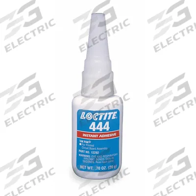 LOCTITE Instant Adhesive: 444, Plastics, 0.7 fl oz, Bottle, Clear, Thin Liquid - Instant Adhesives for Plastics