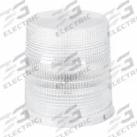 GROTE Replacement Lens: Round, Beacon Light, 6 in Ht - Vehicle Lighting, Polycarbonate, Clear (MPN 98171). Key specifications — Material: Polycarbonate; Compatible Light Type: Beacon Light; Brand: GROTE.