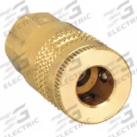 PARKER Quick Connect Hose Coupling: 1/4 in Body Size, 3/8 in Hose Fitting Size, Sleeve, FNPT (MPN B53E). Key specifications — Thread Size: 3/8"-18; Fitting Type: FNPT; Brand: PARKER; Coupling Locking Type: Sleeve; Hose Fitting Gender: Female.