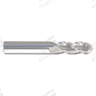 APPROVED VENDOR Ball End Mill: Carbide, 3 Flute, 5/8" Mill Dia, 1-5/8" LOC, 3-1/2" OAL (MPN 283-621635) - Carbide Ball End Mills for Aluminum