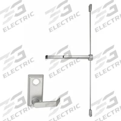 VON DUPRIN Exit Device: 4 ft Max Door Wd - Rim Push Bars