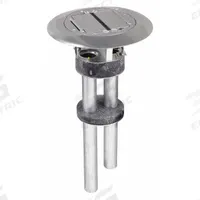HUBBELL WIRING DEVICE-KELLEMS Fire Rated Poke Through: Round, (2) 1 in For Conduit Sizes, Aluminum (MPN S1PTAL). Key specifications — Cover Color: Aluminum; For Conduit Sizes: (2) 1 in; Brand: HUBBELL WIRING DEVICE-KELLEMS; Includes Cover: Cover Included.