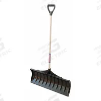 APPROVED VENDOR Snow Pusher: Plastic, 10 1/2 in Blade Lg, 30 in Blade Wd, 9 ga Gauge (MPN 46MP80). Key specifications — Brand: APPROVED VENDOR; Handle Grip: D Grip.