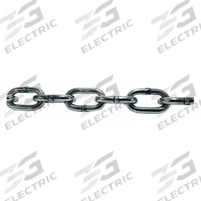 PEWAG Straight Chain: 1/8 in Chain Trade Size, 30 Chain Grade, 316 Stainless Steel - Corrosion-Resistant Grade-30 Load-Securing Chains