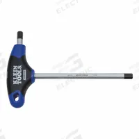 KLEIN TOOLS Hex Key: 0 Ball Ends, 8 mm Tip Size, Metric, Long, Steel, Matte, 9 in Long Arm Lg, T (MPN JTH9M8). Key specifications — attr1205521: KLEIN TOOLS; attr1205526: Matte.