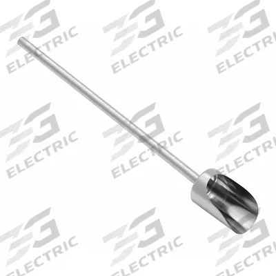 SANI-LAV Hand Scoop: 32 oz Capacity, Silver, 30 5/8 in Overall Lg - Stainless Steel Hygienic Hand Scoops