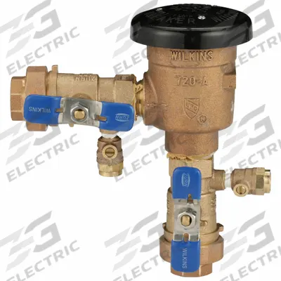 ZURN WILKINS Vacuum Breaker: 1-720AU, FNPT x FNPT, For Water Media, 33°F – 110°F - Lead-Free Pressure Vacuum Breakers