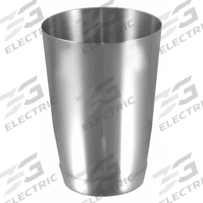ITI Bar Shaker: 16 fl oz Capacity, 4 1/2 in Overall Ht, 1 Pieces, Stainless Steel - Furnishings, Appliances and Hospitality