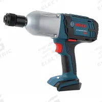 BOSCH Impact Wrench: 7/16 in Drive Size, 500 ft-lb Fastening Torque, 500 ft-lb Breakaway Torque (MPN HTH182B). Key specifications — attr1170829: Brushed.
