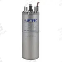 FLINT & WALLING Deep Well Submersible Pump Motor: 2 Wires, 230V AC, Stainless Steel (MPN 137414). Key specifications — Brand: FLINT & WALLING; Motor Horsepower: 1/2 hp; Rated Voltage: 230V AC.