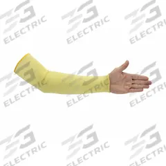 PIP GLOBAL SAFETY Knit Sleeve: Cut Level A3, With Thumbhole, 18 in Lg, Universal, Kevlar®/Polyester (MPN KVS-2-18TH-N). Key specifications — attr1236399: Yellow; attr1236392: PIP GLOBAL SAFETY.