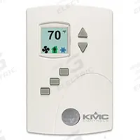 KMC CONTROLS Controller: BACnet MS/TP, Heat Pumps With Aux, Includes Onboard Occupancy Sensor, White (MPN BAC-4201CW0003). Key specifications — Housing Color: White; Compatible System Type: Heat Pumps With Aux; Occupancy Sensor: Includes Onboard Occupancy Sensor; Wireless: Hardwired; Humidification Control: No; Dehumidification Control: No; Humidification/Dehumidification Control: No, No; Number of Relay Inputs/Outputs: 0/6.