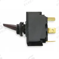 HUBBELL WIRING DEVICE-KELLEMS Marine Toggle Switch: 3 Position, 3 Connections, SPDT, MARINE Series (MPN M123SP). Key specifications — Switch Function Configuration: On/Off/On; Brand: HUBBELL WIRING DEVICE-KELLEMS; Series: MARINE.