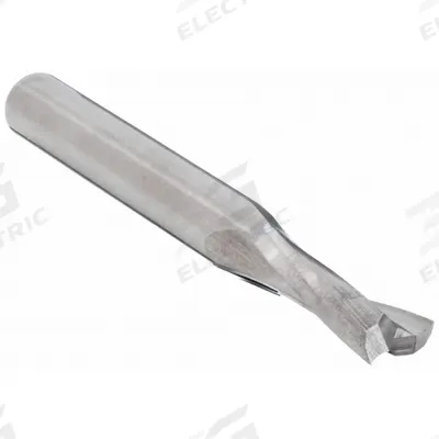 ONSRUD Solid Router Bit: Spiral O-Flute Upcut, 2 Flute, 1/4" Cut Dia - Spiral O-Flute Router Bits for Plastics