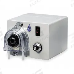MEC-O-MATIC Peristaltic Chemical Metering Pump: 120V AC, 1/60 hp HP, 60 gpd Max. Flow Rate (MPN UD50-XA-LSAUXXX). Key specifications — Tubing Material: Synthetic Rubber; Brand: MEC-O-MATIC; Reproducibility: ±2.0%.