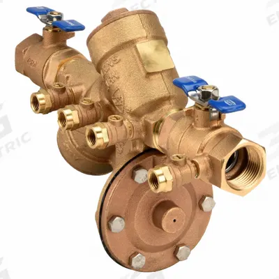 WILKINS Reduced Pressure Zone Backflow Preventer: 975XL, Std Configuration, Bronze - Zurn RPZ Backflow Preventers