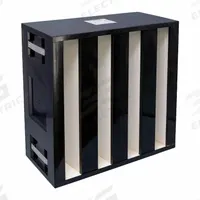 KOCH FILTER V-Bank Air Filter: 12 in x 24 in x 12 in, Microfiber Glass, No Header, 4 Vs (MPN 114-852-103). Key specifications — attr1286015: KOCH FILTER; attr1286018: Plastic; attr1286019: Microfiber Glass; attr1286016: Viruses.