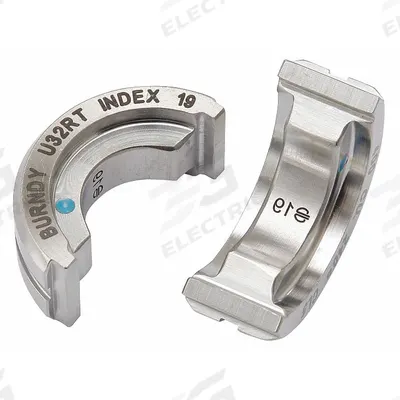 BURNDY Upper and Lower Crimping Die: 400 kcmil Copper Lug, YA/YS, 1 Sizes - Burndy Replacement Crimping Dies