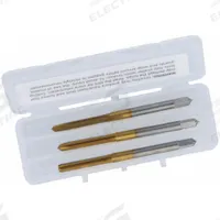 CLEVELAND Tap Kit: #3-56 UNF, H2 / 2B, 3 Flute, TiN Coated High Speed Steel (MPN C84223). Key specifications — attr1300563: One Each Taper, Plug, and Bottoming.
