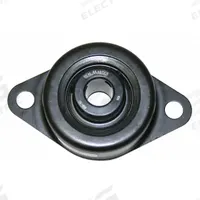SEALMASTER 2 Bolt Flange Bearing: Radial Ball, 1/2 in Bore, Steel, Set Screws, 4 1/2 in Lg, Rhombus (MPN SRF-8). Key specifications — Bore Type: Cylindrical; Brand: SEALMASTER; Lubricant Material: NLGI #2 Equivalent; Mounting Bolt Size: 7/16 in; System of Measurement: Inch.