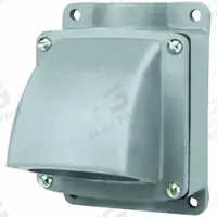 HUBBELL Back Box: 100 A, 1 in, Dead End Hub, 15° (MPN VJ37). Key specifications — Brand: HUBBELL; Material: Aluminum.