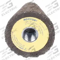 NORTON Grinding Cone: Type 16, 1 1/2" x 3" x 5/8"-11, Zirconia Alumina, 20 Grit, BlueFire 4NV ZA, 1 (MPN 66253344379). Key specifications — Brand: NORTON; Abrasive Hardness: S.