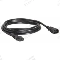 APC BY SCHNEIDER ELECTRIC Power Cord: 8 1/4 ft Lg, 3/16, C14 Plug, C13 Receptacle, H05VV-F, Rubber (MPN AP9870). Key specifications — Brand: APC BY SCHNEIDER ELECTRIC; Jacket Material: Rubber.