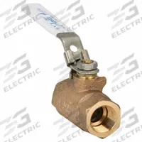 APOLLO Manual Two-Way Ball Valve: 3/4 in Size, Bronze, Straight, FNPT x FNPT, Std Port Ball Port (MPN 70LF10427). Key specifications — Brand: APOLLO; Handle: Locking Lever.