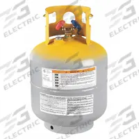 ROBINAIR Refrigerant Recovery Cylinder: 1/4 in (MPN 17506). Key specifications — Product Type: Refrigerant Recovery Cylinder; Size: 1/4 in; Brand: ROBINAIR.