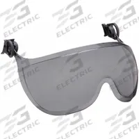 3M Hard Hat Visor: Gray Lens Color, Anti-Fog/Scratch-Resistant, Mounting Hardware Mounting (MPN X5-SV02). Key specifications — Lens Color: Gray; Mounting Style: Mounting Hardware; Frame Color: Gray.